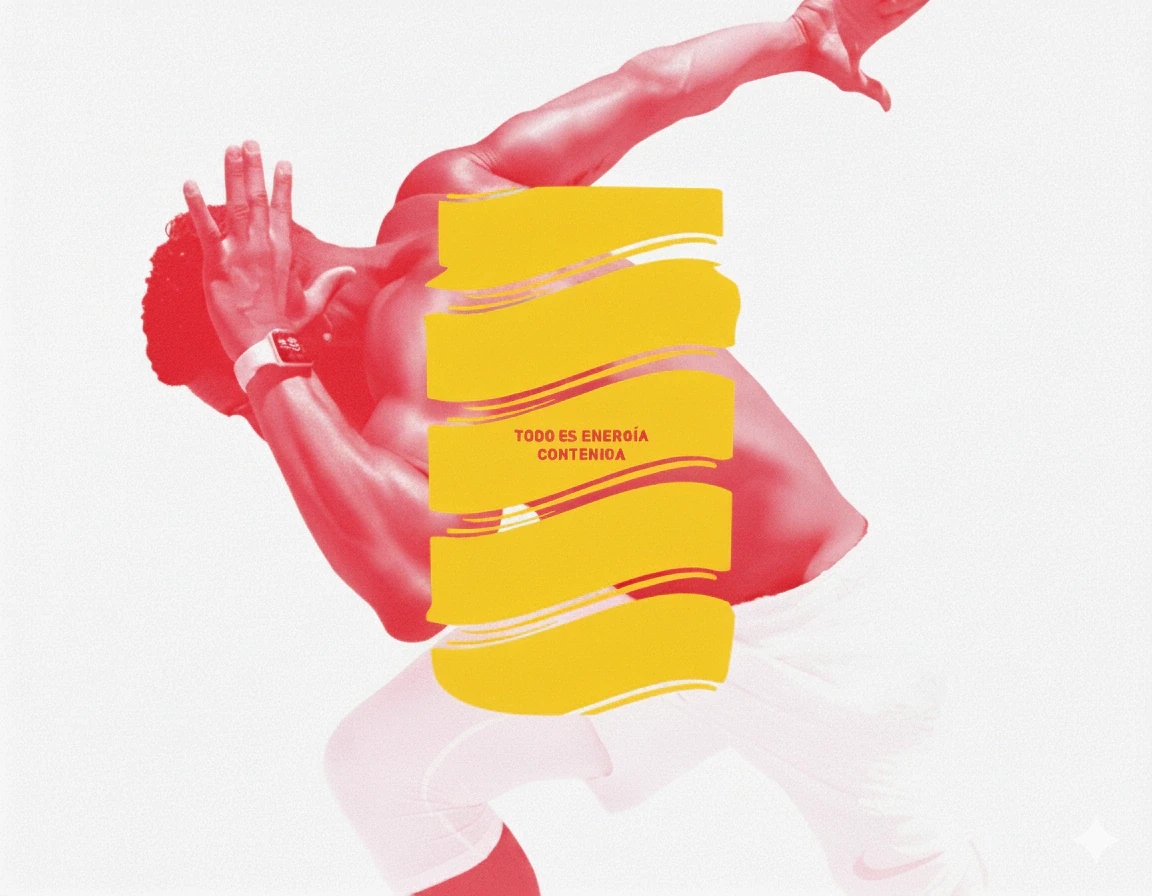 Hardy athlete training with intensity